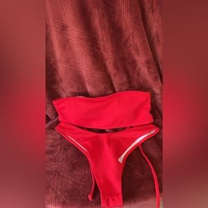 Bikini - strapless with thong bottom